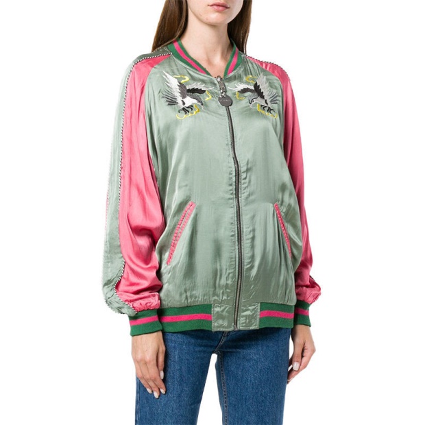 Diesel UK G Frank A Women's Bomber Jacket Ladies Winter Outwear Reversible Coat Xs S