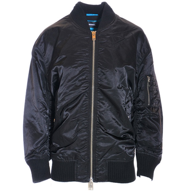 R Krista Women's Bomber Jacket Full Sleeve Quilted Outwear Casual Coat Diesel UK