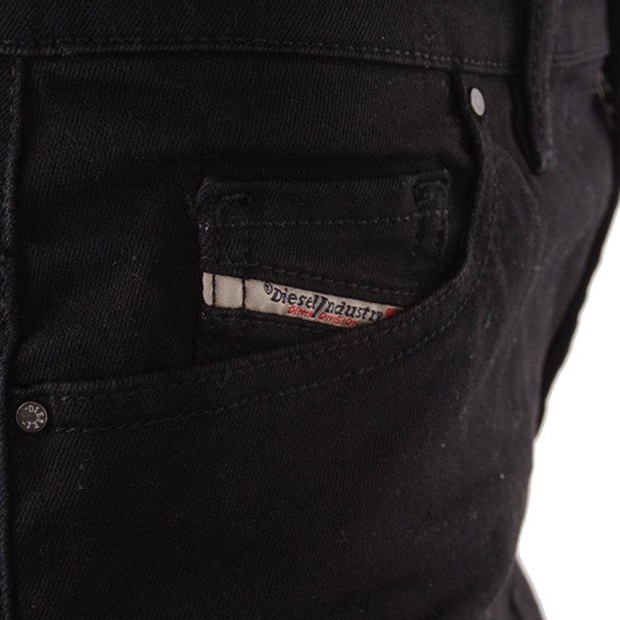 R Modung Rhlpa Women's Denim Jeans Skirt Black Bodycon Tube Pencil Shorts Diesel UK