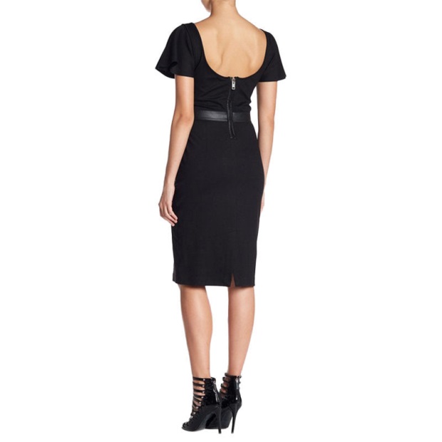 Diesel UK D Sonal Women's Cut Out Detail Dress Ladies Round Neck Short Sleeve Dress