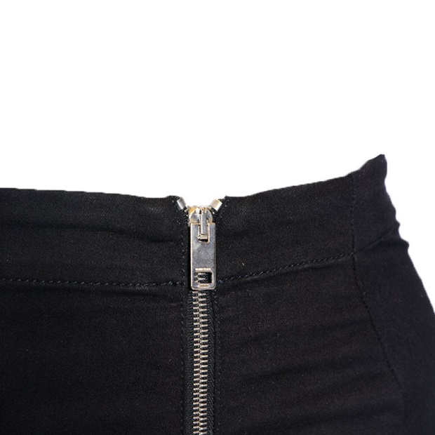 Women's Skirt High-Waist Plain Bodycon Tube Pencil Short Zipped Mini Skirt Diesel UK