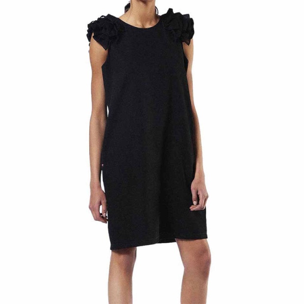 Diesel UK De Carys Women's Dress Round Neck Sleeveless Regular Fit Tops Office Work