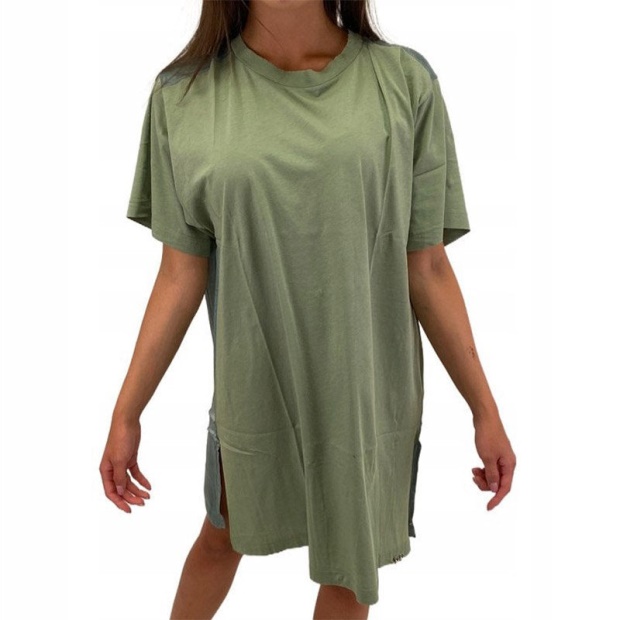 Diesel UK T Grace Women's Dress Round Neck Long Dress Regular Fit Casual Tops