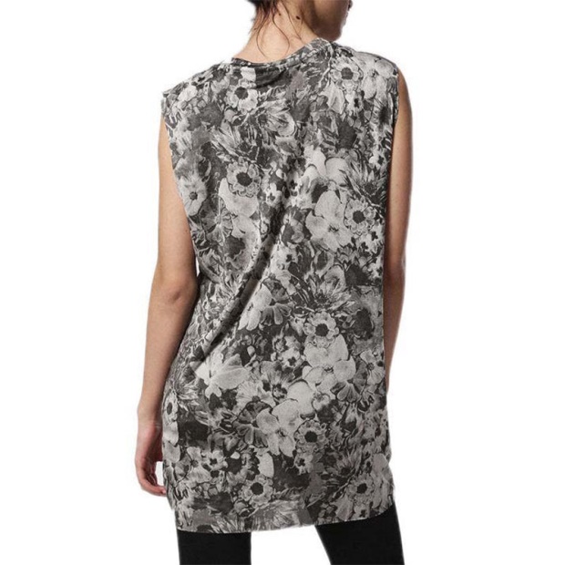 T Wessy F Women's Dress Round Neck Sleeveless Regular Fit Casual Tops Diesel UK