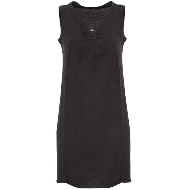 Diesel UK D Isbel Women's Dress V Neck Long Dress Sleeveless Regular Fit Casual Tops