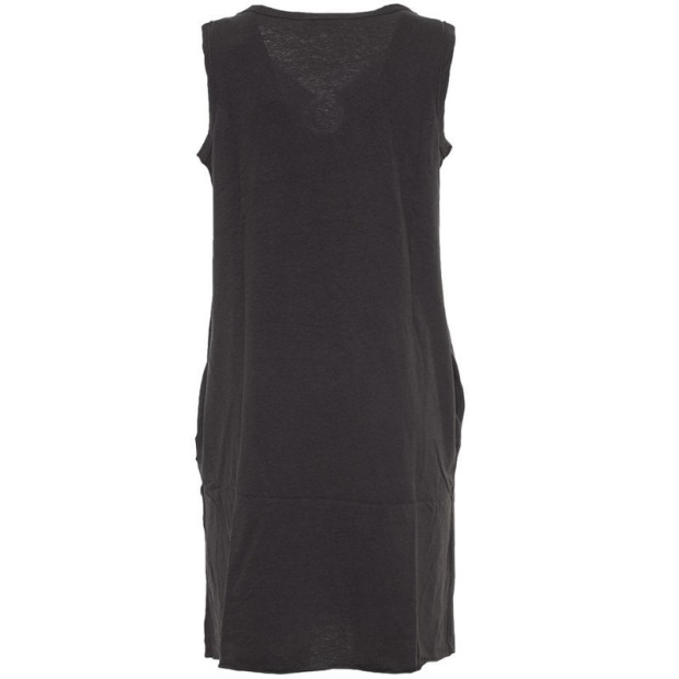 Diesel UK D Isbel Women's Dress V Neck Long Dress Sleeveless Regular Fit Casual Tops
