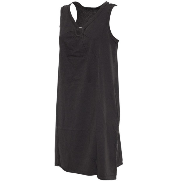 Diesel UK D Isbel Women's Dress V Neck Long Dress Sleeveless Regular Fit Casual Tops