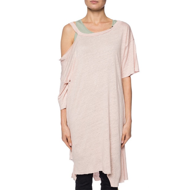 Diesel UK T Evita Women's Dress Round Neck Short Sleeves Regular Fit Casual Tops