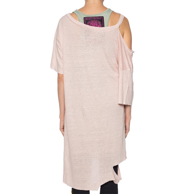 Diesel UK T Evita Women's Dress Round Neck Short Sleeves Regular Fit Casual Tops