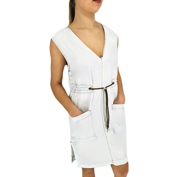 Diesel UK R Chad Women's Dress Sleeveless Lyocell Casual Summer Party Wear Top