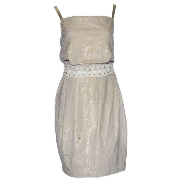 D Bookie Women's Dress Sleeveless Midi Shiny Summer Party Wear Pink Dress Diesel UK