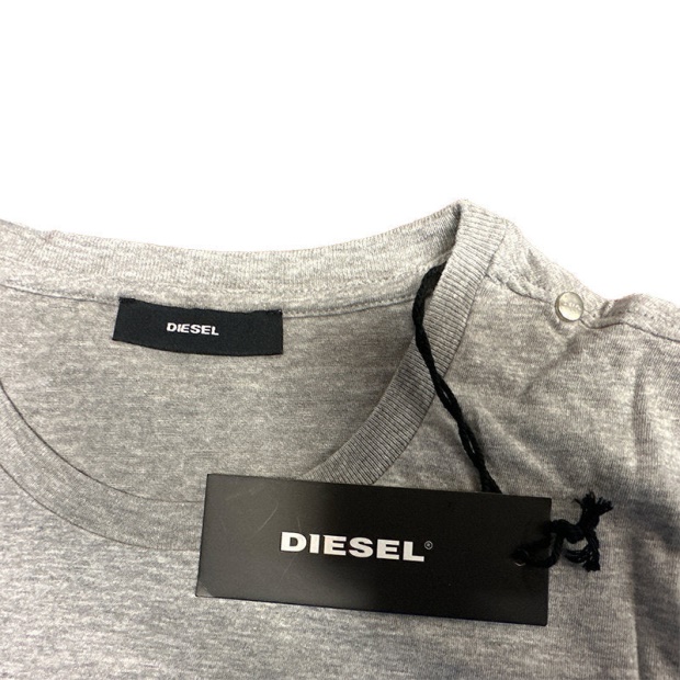 Diesel UK T Sily Women's T Shirts Crew Neck Short Sleeves Slim Fit Casual Tops Black