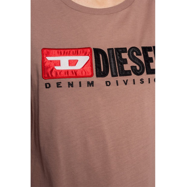 T Jacky D Women's T Shirt Crew Neck Short Sleeve Top Casual Summer Tee Diesel UK Blue/Off White/Pink