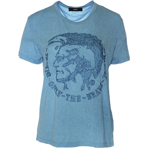 White/Black Diesel UK T Mori Women's T Shirt Crew Neck Short Sleeve Casual Summer Cotton Top New