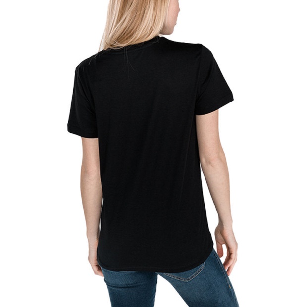 T Flavia B Women's T-Shirt Crew Neck Short Sleeve Casual Summer Black Tops Diesel UK