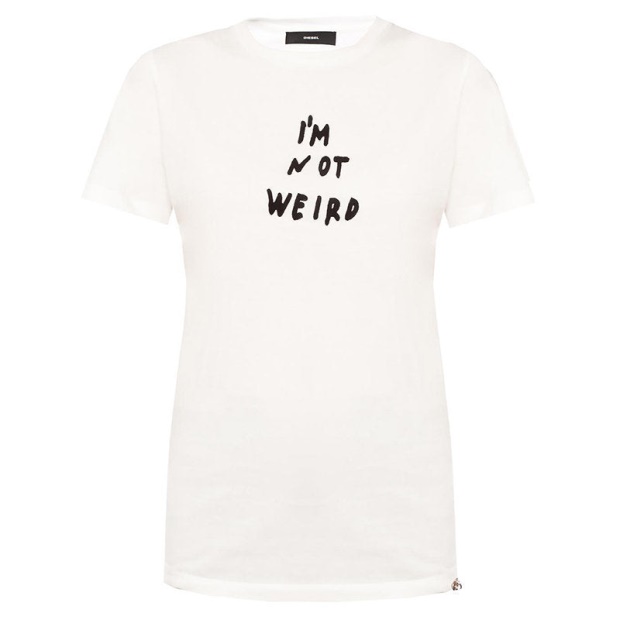 Diesel UK T Flavia B Women's T-Shirt Crew Neck Short Sleeve Casual Summer Tops