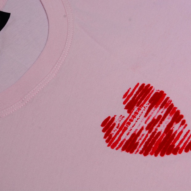 T Sily C Women's T-Shirt Crew Neck Short Sleeve Top Casual Summer Pink Tee Diesel UK