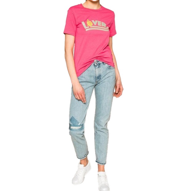 Diesel UK T Sily R Women's T Shirt Crew Neck Short Sleeve Casual Summer Tops