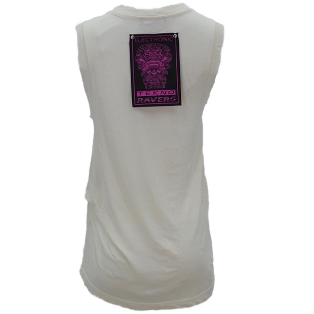 Diesel UK T Heika Women's Dress T-Shirt Vest Round Neck Sleeveless Casual Tank Top