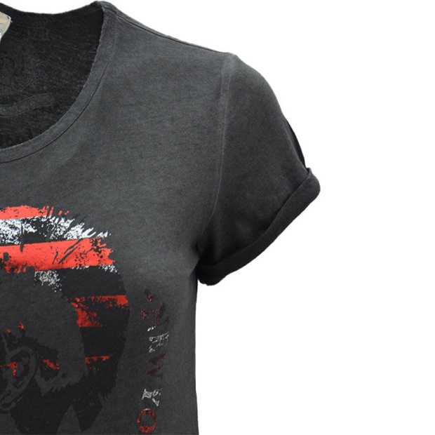 T Newyork Women's T Shirt Crew Neck Short Sleeves Regular Fit Casual Tops Diesel UK