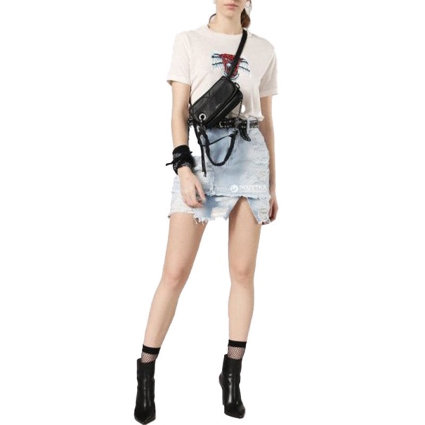 T Sily P Women's T Shirt Crew Neck Short Sleeves Regular Fit Casual Top Diesel UK