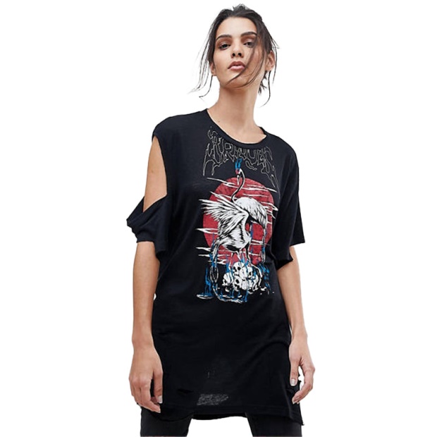 Diesel UK T Sily P Women's T Shirt Crew Neck Short Sleeves Regular Fit Casual Tops