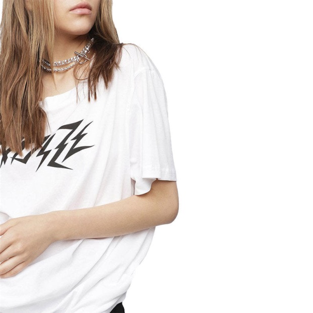 Diesel UK T Overy Women's T Shirt Crew Neck Short Sleeve Relaxed Fit Casual Tops