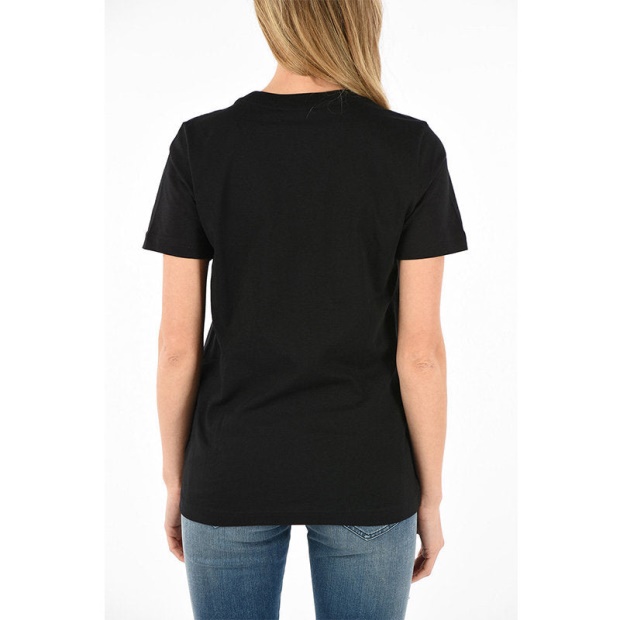 Diesel UK T Sily C1 Women's T Shirt Crew Neck Short Sleeves Slim Fit Casual Tops