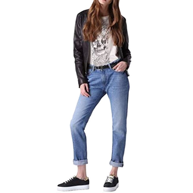 Rizzo 0847R Women's Denim Jeans Regular Slim Fit Low Waist Casual Trouser Diesel UK