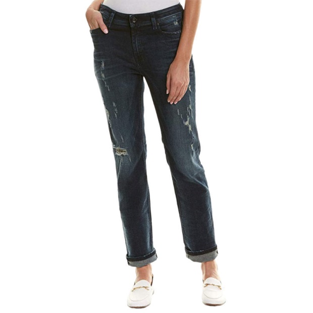 Diesel UK Women's Denim Jeans Reen 0844T Distress Regular Fit Straight Leg Dna Jeans