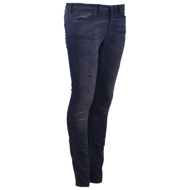 Diesel UK Doris Ne 0669Q Women's Denim Jeans Slim Fit Distressed Sweat Jogg Pants