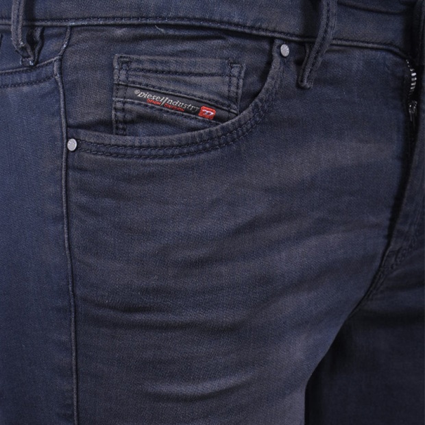 Diesel UK Doris Ne 0669Q Women's Denim Jeans Slim Fit Distressed Sweat Jogg Pants