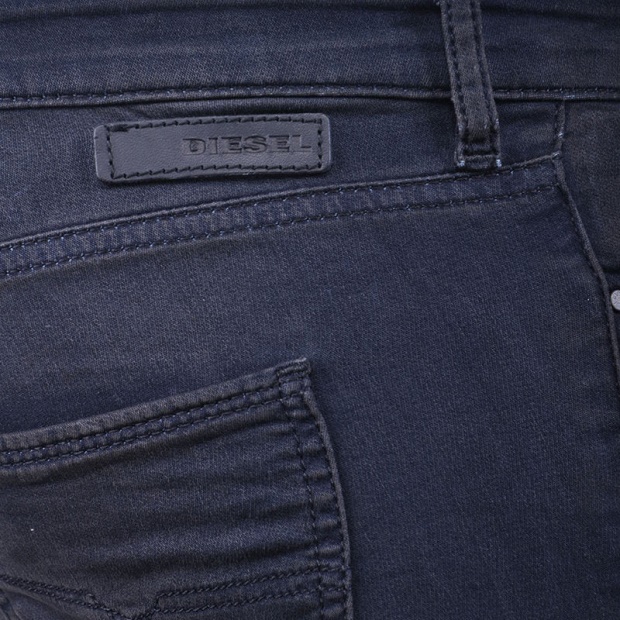 Diesel UK Doris Ne 0669Q Women's Denim Jeans Slim Fit Distressed Sweat Jogg Pants