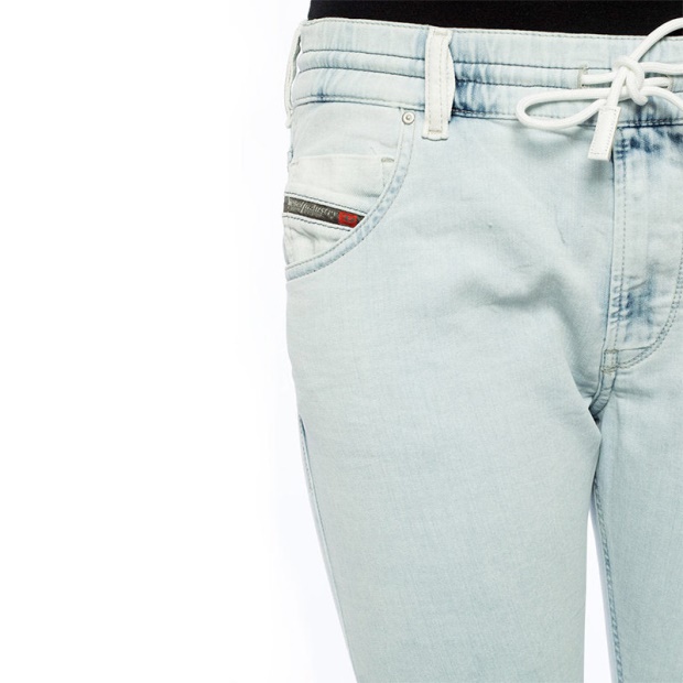 Krailey Bk Ne 0687B Women's Jeans Slim Fit Ladies Sweat Jogg Denim Pants Diesel UK