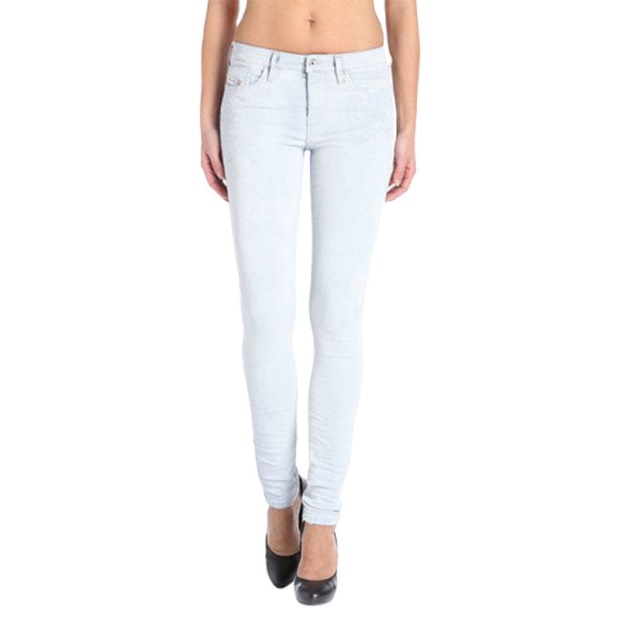 Skinzee 0841N Women's Denim Jeans Super Slim Skinny Zip Fly Blue Diesel UK