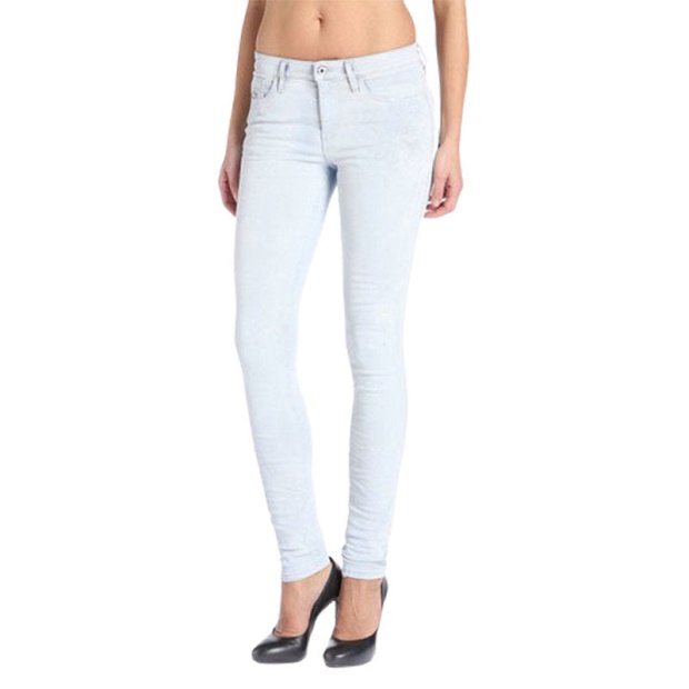 Skinzee 0841N Women's Denim Jeans Super Slim Skinny Zip Fly Blue Diesel UK