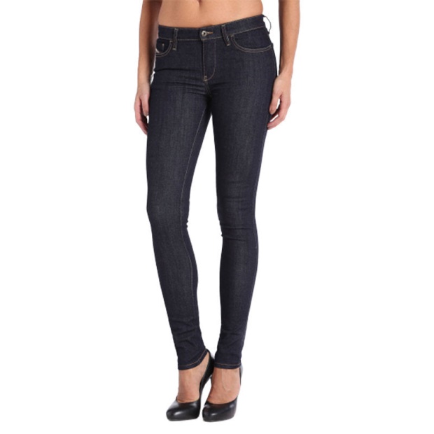 Skinzee 0813C Women's Denim Jeans Super Slim Skinny Zip Fly Dark Blue Diesel UK
