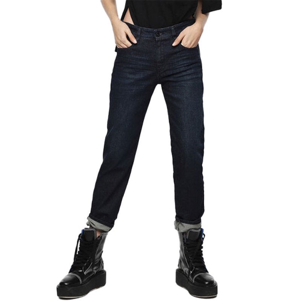 Diesel UK D Rifty 080Ak Women's Jeans Denim Stretch Slim Low Waist Fit Trousers