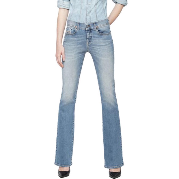 Lowleeh 084Vd Women's Jeans Denim Stretch Slim Bootcut Low Waist Fit Pants Diesel UK