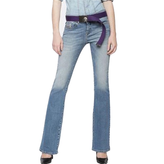 Lowleeh 084Vd Women's Jeans Denim Stretch Slim Bootcut Low Waist Fit Pants Diesel UK