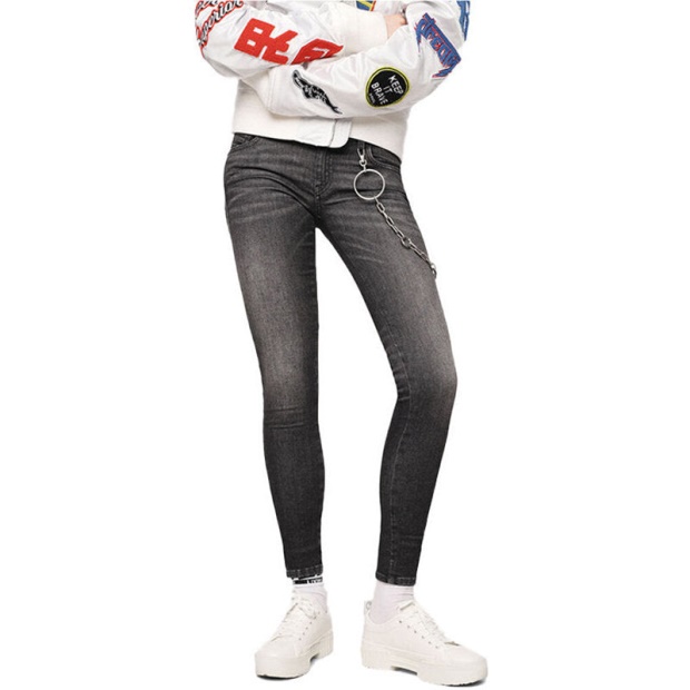 Diesel UK Slandy Low 088As Women's Jeans Super Slim Skinny Regular Waist Fit Trouser