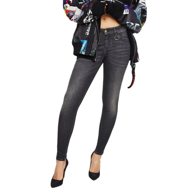 Slandy 088As Women's Jeans Super Slim Skinny Regular Waist Fit Trousers Diesel UK