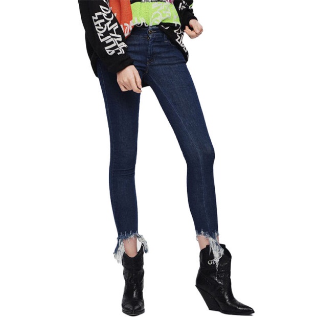 Diesel UK Slandy 088At Women's Jeans Super Slim Skinny Regular Waist Fit Pants