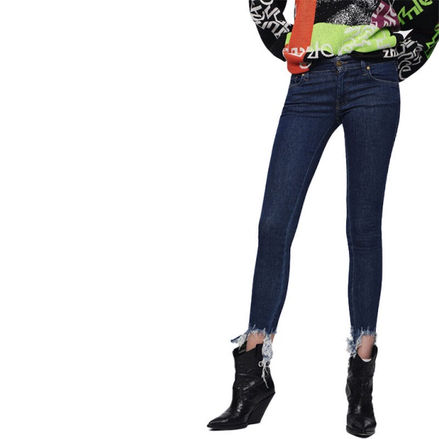 Diesel UK Slandy 088At Women's Jeans Super Slim Skinny Regular Waist Fit Pants