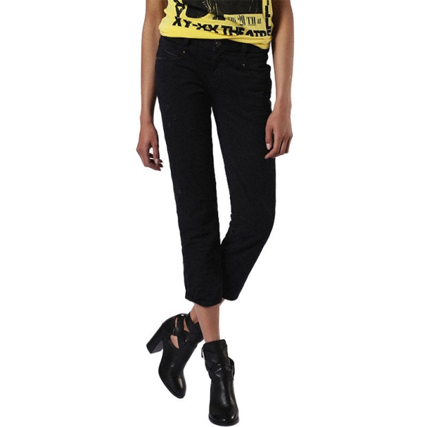 Diesel UK Belthy Ankle 0683W Women's Jeans Regular Slim Straight Low Waist Fit Pants