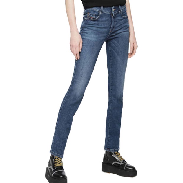 Diesel UK Sandy 069Aj Women's Jeans Regular Slim Straight Regular Waist Fit Pants