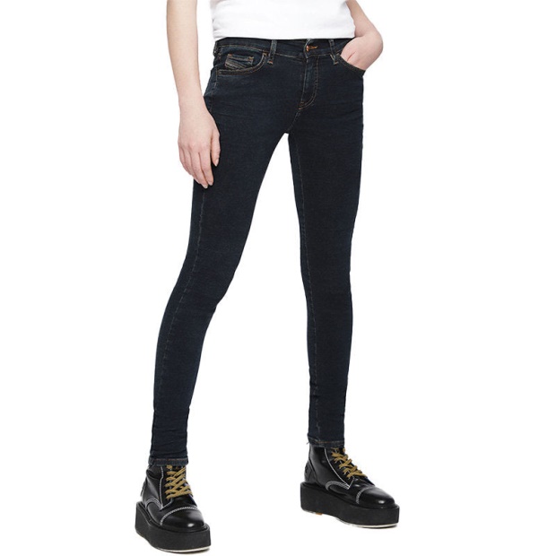 Slandy 069An Women's Jeans Super Slim Skinny Regular Waist Fit Trousers Diesel UK