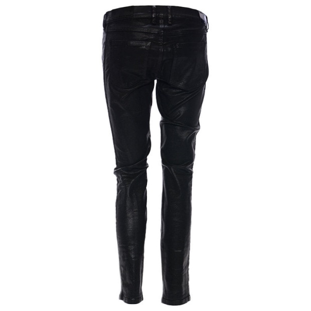 Diesel UK Black Gold Type 163C Bg3Ad Women's Jeans Stretch Slim Fit Black Wax Pants