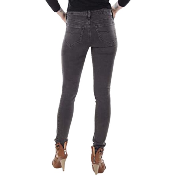 Diesel UK Skinzee-Xp R8W69 Women's Denim Jeans Stretch Trousers Casual Black Pants