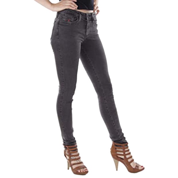 Diesel UK Skinzee-Xp R8W69 Women's Denim Jeans Stretch Trousers Casual Black Pants